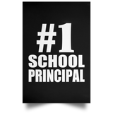 Number One #1 School Principal - Poster Portrait