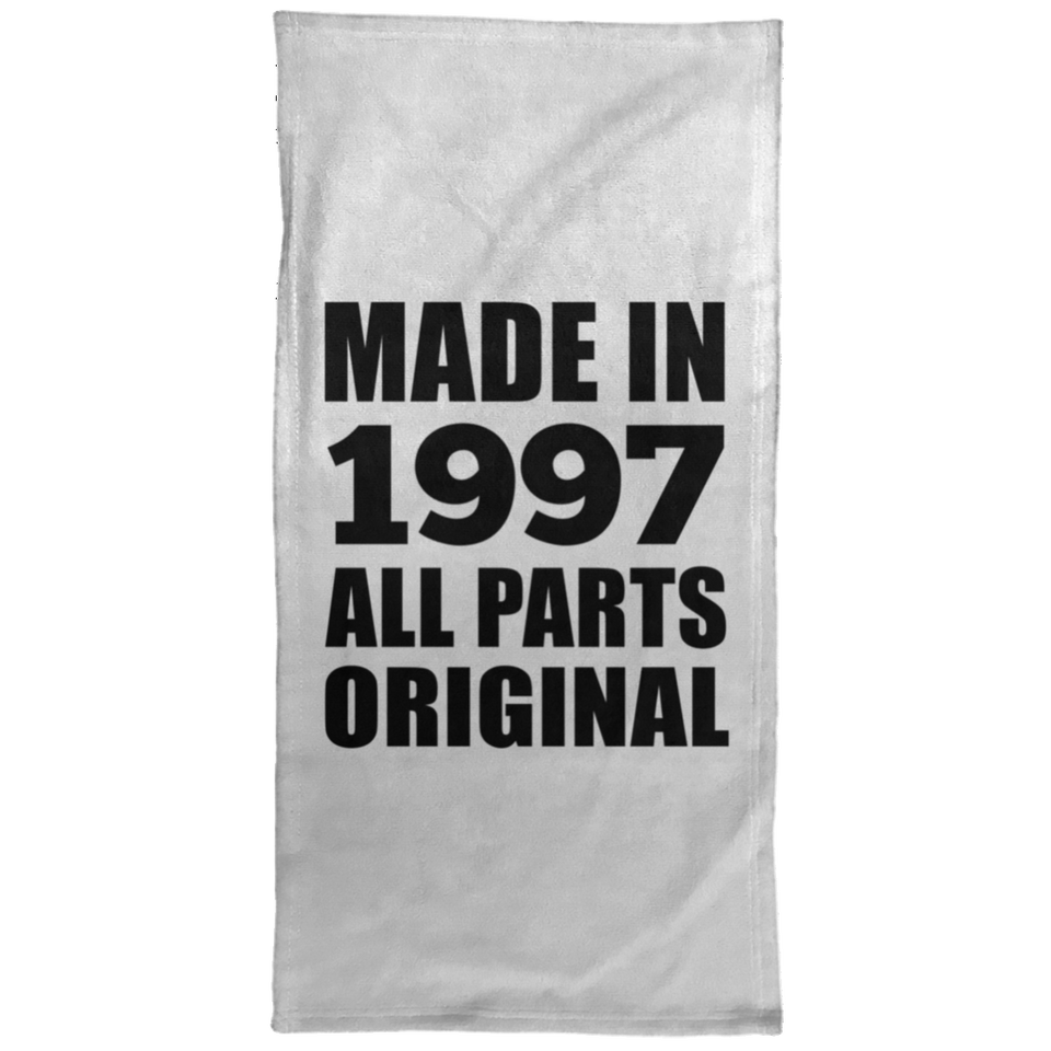 27th Birthday Made in 1997 All Parts Original - Hand Towel