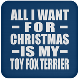 All I Want For Christmas Is My Toy Fox Terrier - Coaster