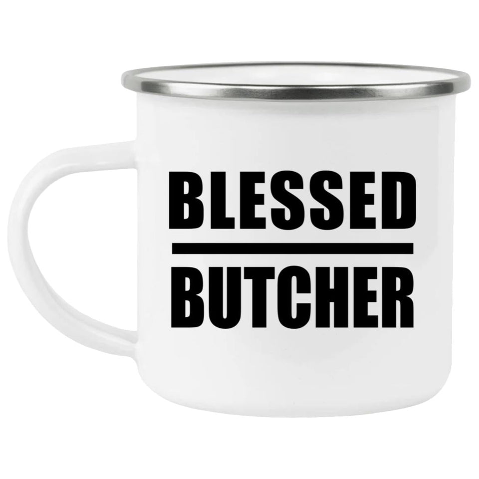 Blessed Butcher - 12oz Camping Mug