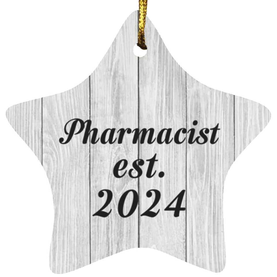 Pharmacist Established Est. 2024 - Star Ornament F