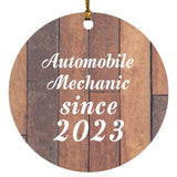 Automobile Mechanic Since 2023 - Circle Ornament E