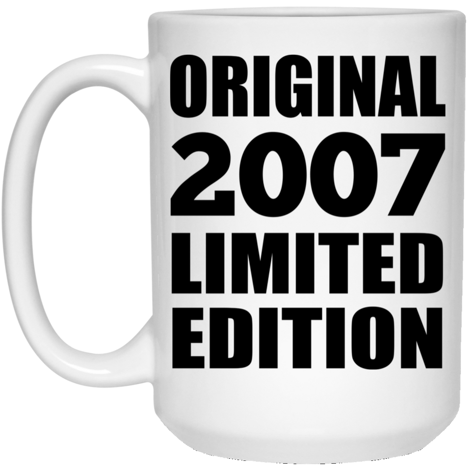 17th Birthday Original 2007 Limited Edition - 15oz Coffee Mug