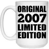 17th Birthday Original 2007 Limited Edition - 15oz Coffee Mug