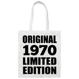 54th Birthday Original 1970 Limited Edition - Tote Bag White