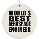 World's Best Aerospace Engineer - Circle Ornament