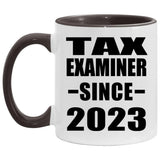 Tax Examiner Since 2023 - 11oz Accent Mug Black