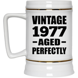 47th Birthday Vintage 1977 Aged Perfectly - Beer Stein