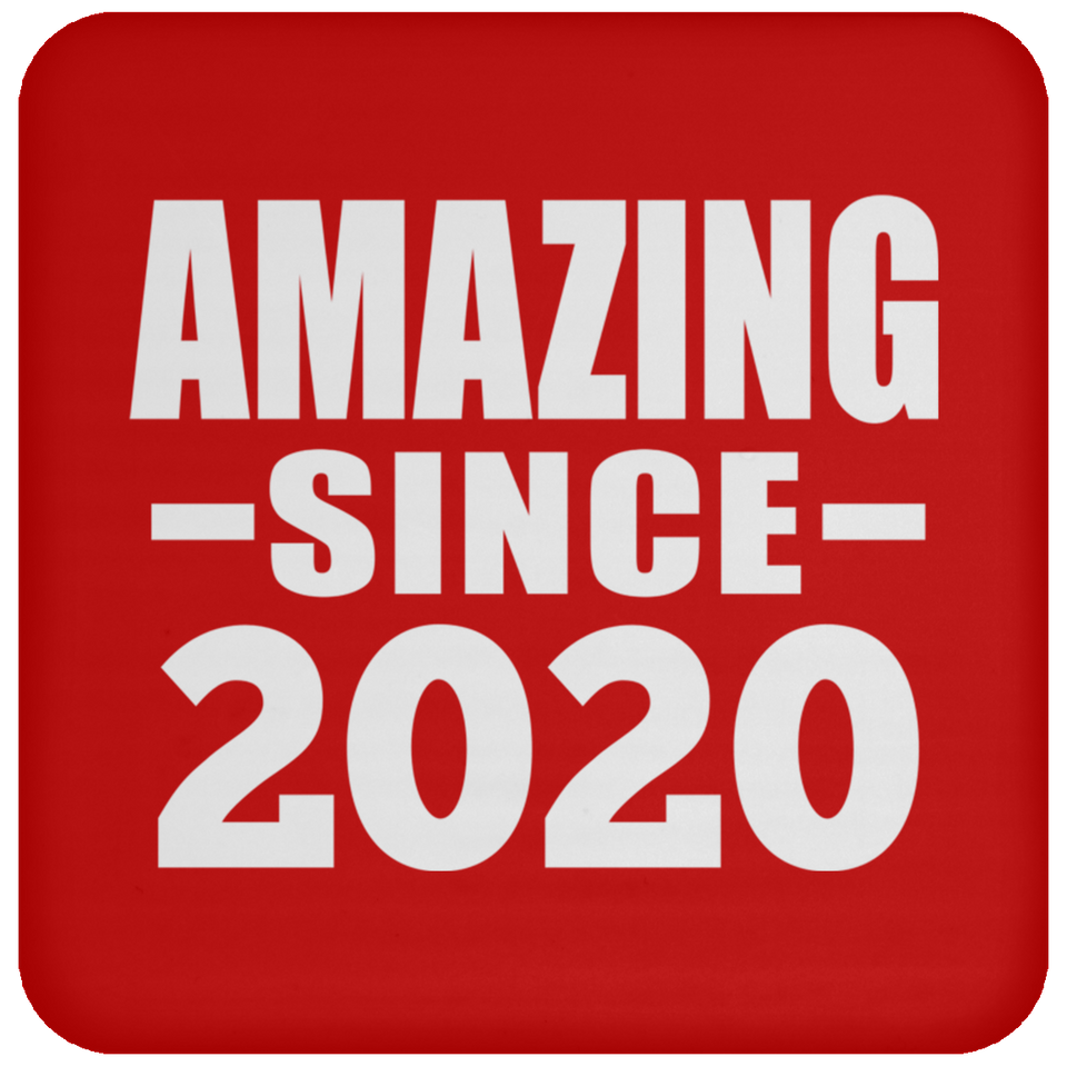 4th Birthday Amazing Since 2020 - Drink Coaster