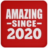 4th Birthday Amazing Since 2020 - Drink Coaster