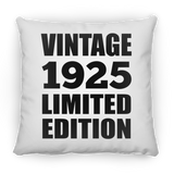 99th Birthday Vintage 1925 Limited Edition - Throw Pillow