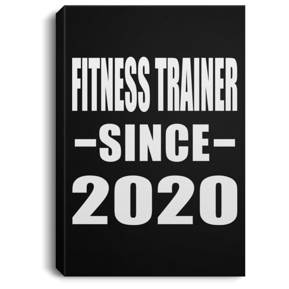 Fitness Trainer Since 2020 - Canvas Portrait