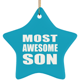 Most Awesome Son - Star Ornament