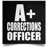 A+ Corrections Officer - Poster Square