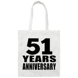 51st Anniversary 51 Years - Tote Bag White