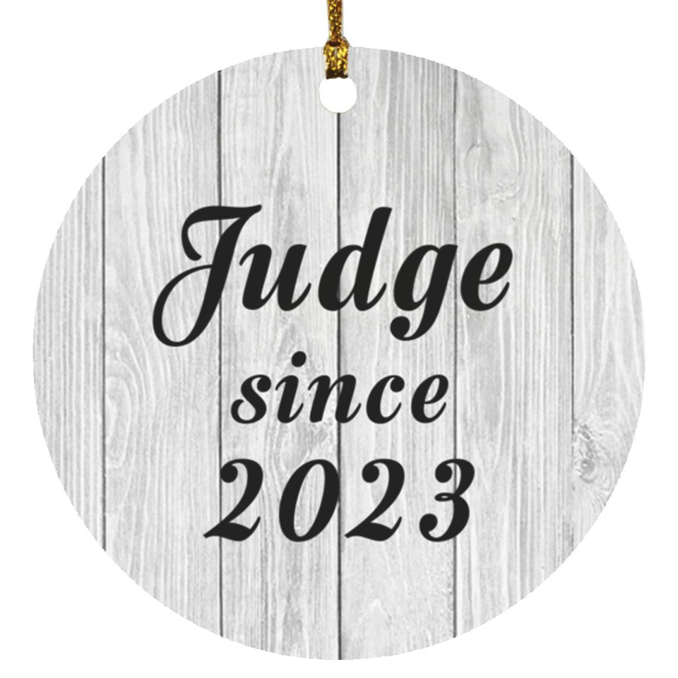 Judge Since 2023 - Circle Ornament F