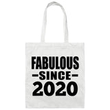 4th Birthday Fabulous Since 2020 - Tote Bag White