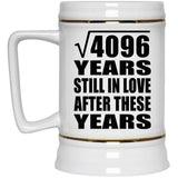 64th Anniversary Square Root of 4096 Years Still In Love - Beer Stein