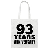 93rd Anniversary 93 Years - Tote Bag White