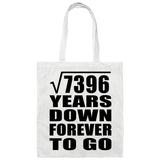 86th Anniversary Square Root of 7396 Years Down Forever To Go - Tote Bag White