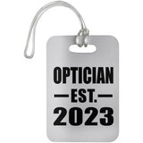 Optician Established EST. 2023 - Luggage Bag Tag