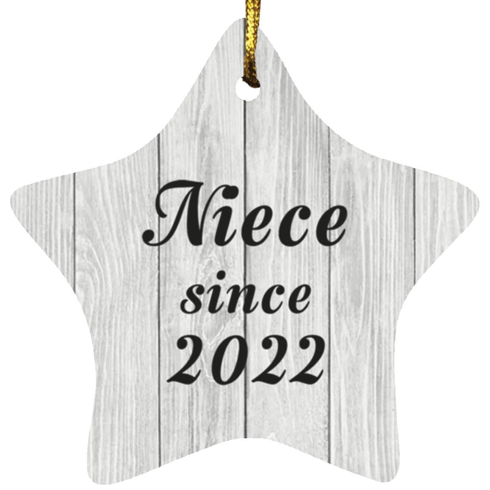 Niece Since 2022 - Star Ornament F