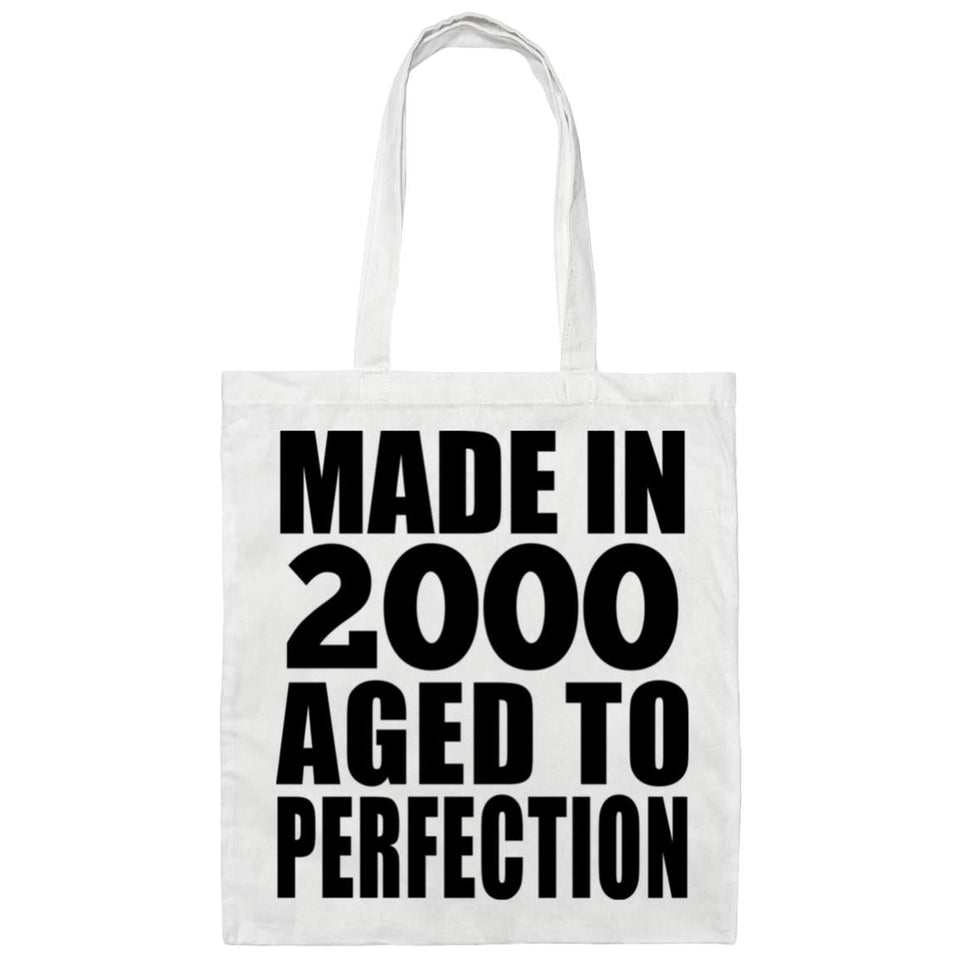 24th Birthday Made In 2000 Aged to Perfection - Tote Bag White