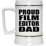 Proud Film Editor Dad - Beer Stein