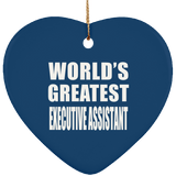 World's Greatest Executive Assistant - Heart Ornament