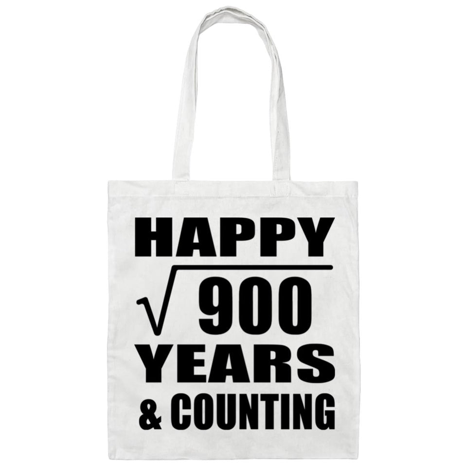 Happy 30th Anniversary Square Root of 900 Years & Counting - Tote Bag White