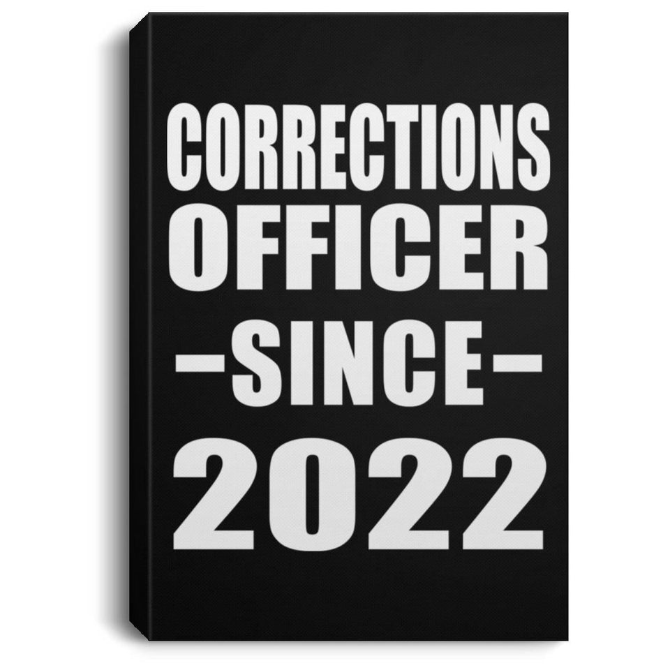 Corrections Officer Since 2022 - Canvas Portrait