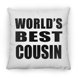 World's Best Cousin - Throw Pillow