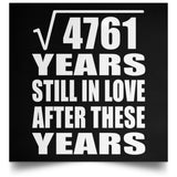 69th Anniversary Square Root of 4761 Years Still In Love - Poster Square