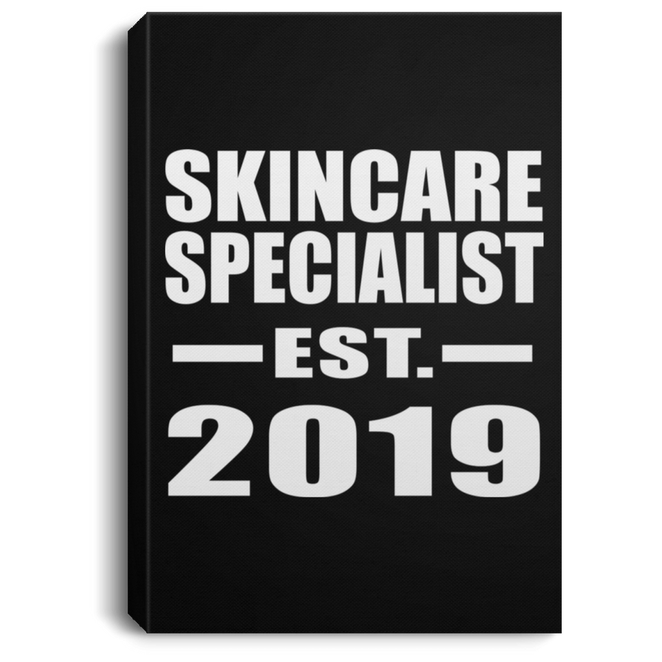 Skincare Specialist Established EST. 2019 - Canvas Portrait
