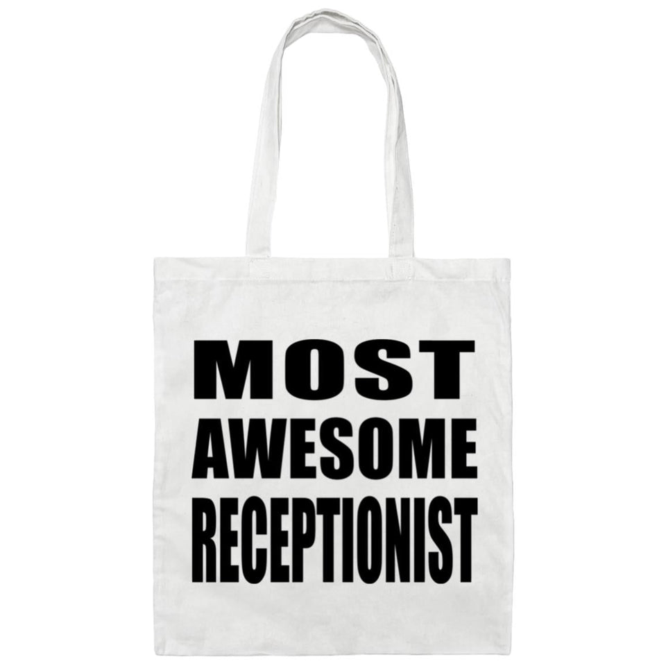 Most Awesome Receptionist - Tote Bag White