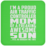 Proud Air Traffic Controller Mom Of Awesome Son - Drink Coaster