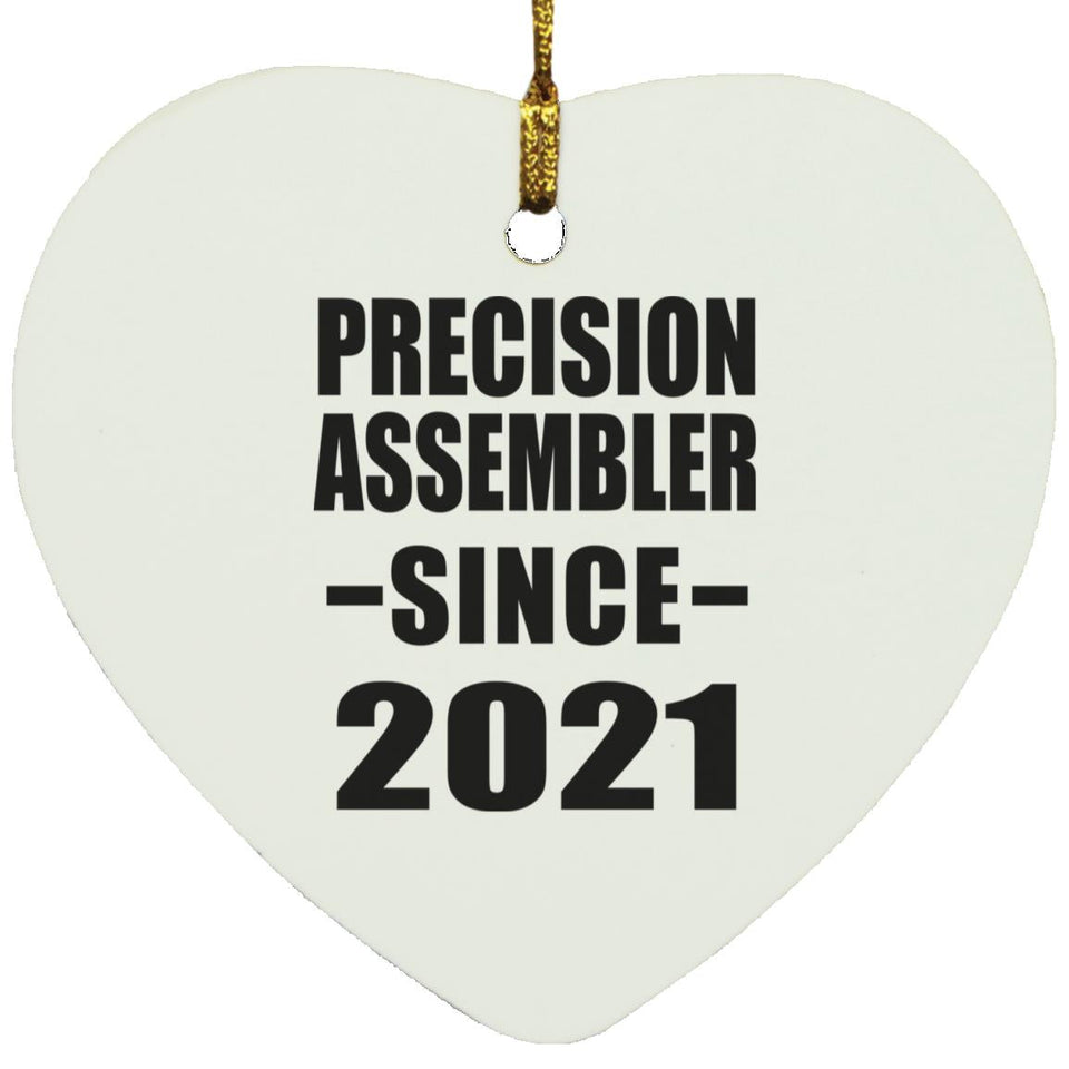 Precision Assembler Since 2021 - Heart Ornament
