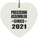 Precision Assembler Since 2021 - Heart Ornament