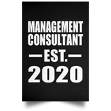 Management Consultant Established EST. 2020 - Poster Portrait