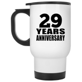 29th Anniversary 29 Years - White Travel Mug