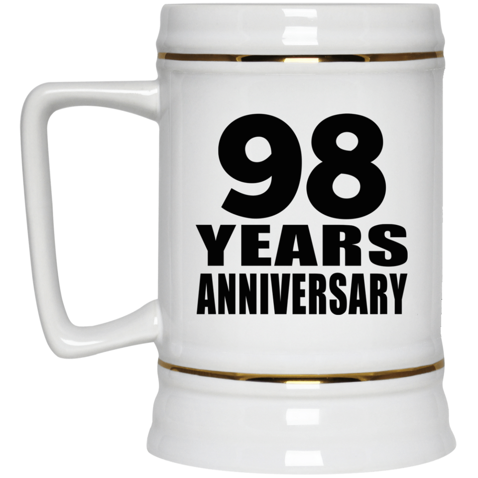 98th Anniversary 98 Years - Beer Stein