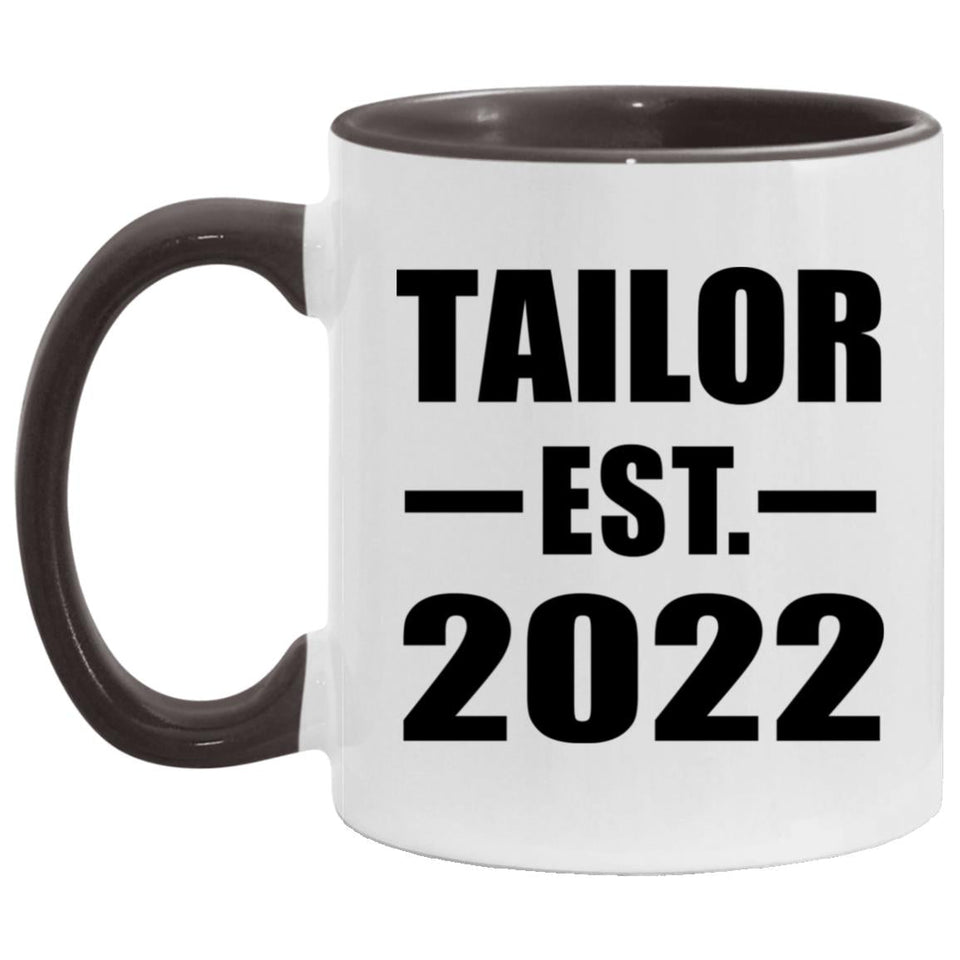 Tailor Established EST. 2022 - 11oz Accent Mug Black