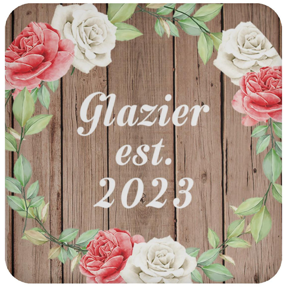 Glazier Established Est. 2023 - Drink Coaster B