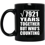 89th Anniversary Square Root of 7921 Years Who's Counting - 11oz Coffee Mug Black