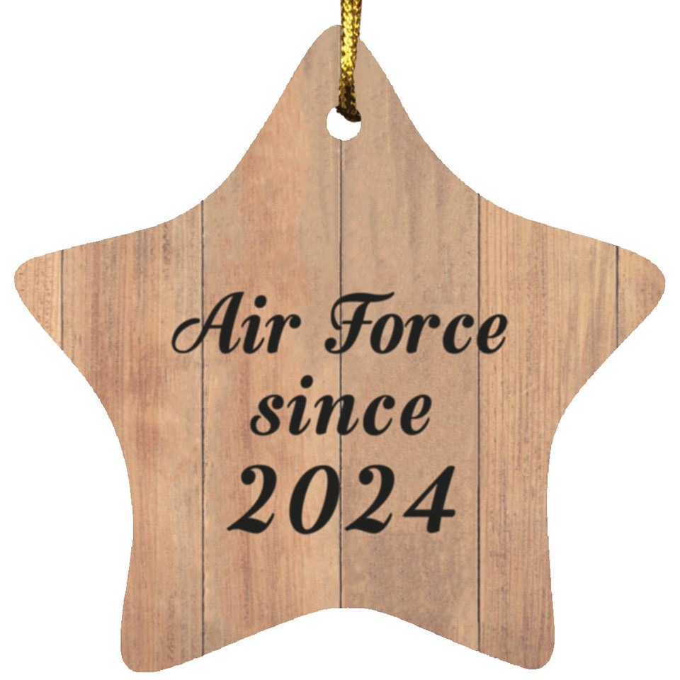 Air Force Since 2024 - Star Ornament C