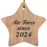 Air Force Since 2024 - Star Ornament C
