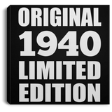 84th Birthday Original 1940 Limited Edition - Canvas Square