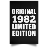 42nd Birthday Original 1982 Limited Edition - Poster Portrait