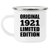 103rd Birthday Original 1921 Limited Edition - 12oz Camping Mug