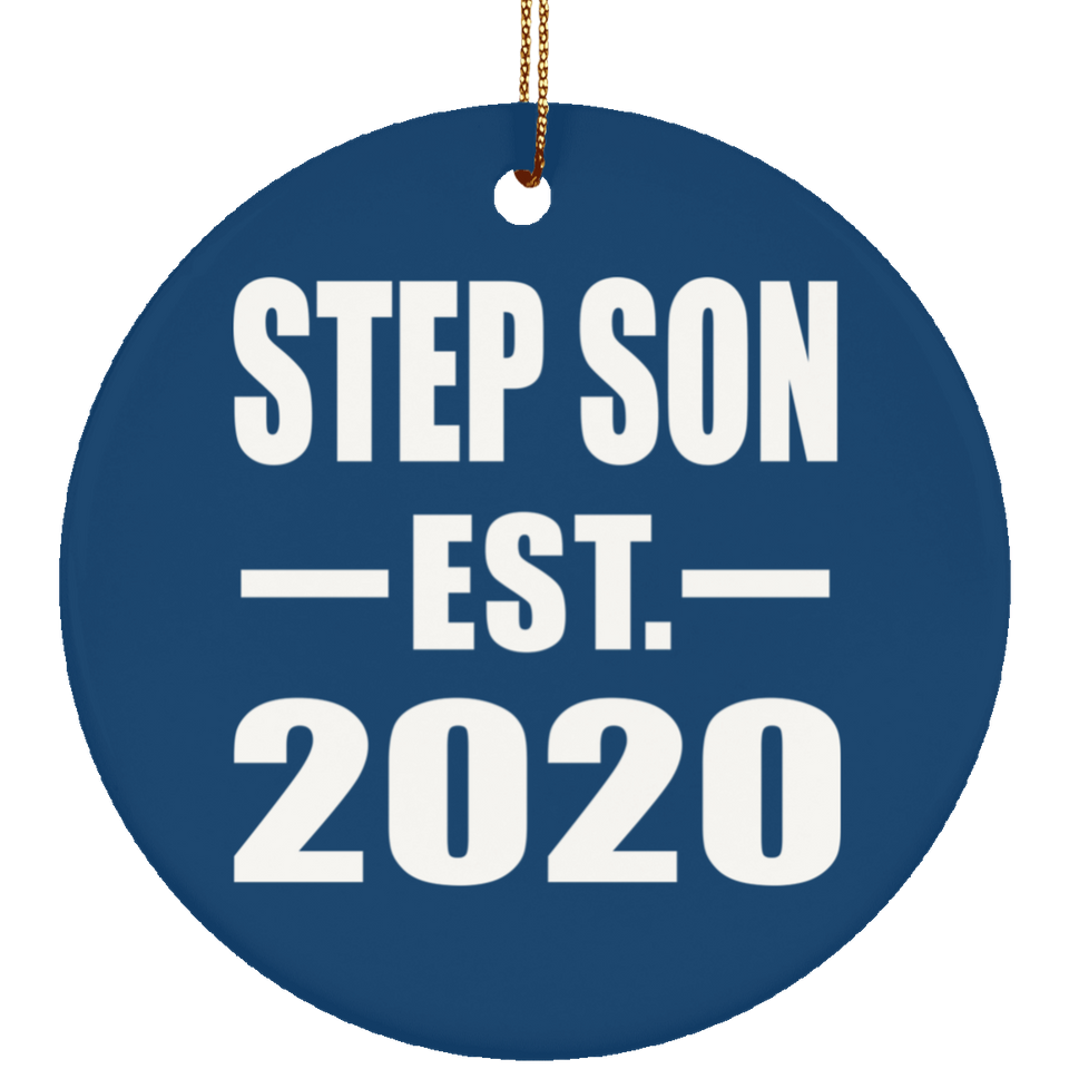 Step Son Established EST. 2020 - Circle Ornament